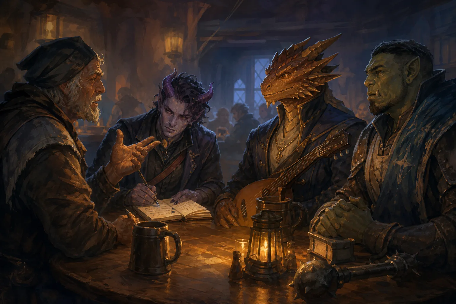 An old fisherman tells the party why the Scaries were once called the singing rocks.